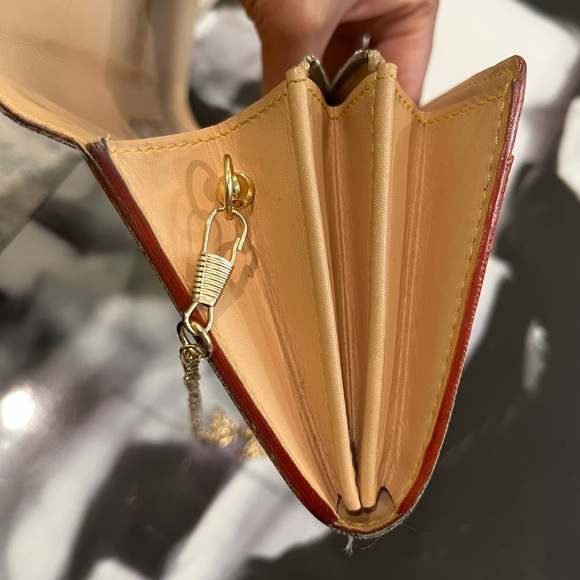 Authentic Louis Vuitton Multicolor Sarah long wallet On chain WOC - Picture 8 of 13
